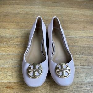 Tory Burch Light Pink Medallion Flats Size 9